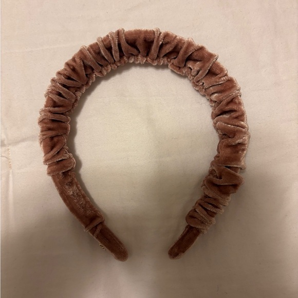 Lele Sadoughi Velvet Scrunched Headband - Picture 1 of 5